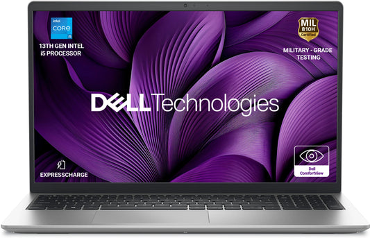 Dell 15 Laptop, 14th Gen Intel Core 3 100U Processor, 8GB, 512GB, Intel UHD Graphics Graphics, 15.6" FHD 120Hz IPS 250 nit Display, 12 Months Mcafee, Win 11 + Office H&S 2024, Platinum Silver, 1.63kg