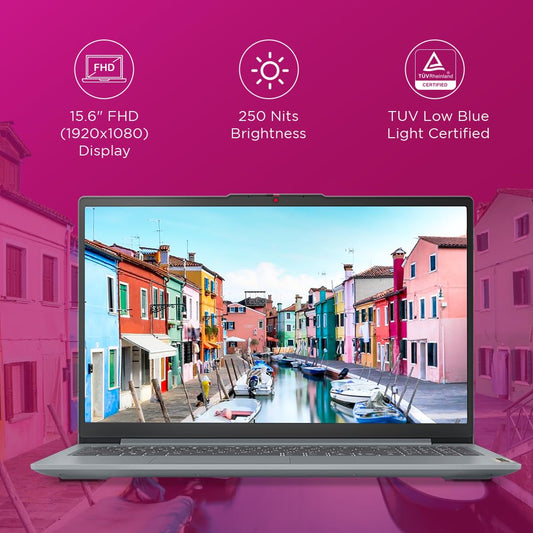 Lenovo IdeaPad Slim 3, Intel Core i3 13th Gen 1315U, 8GB RAM, 512GB SSD, FHD 15.6"(39.6cm), Windows 11, Office 2024, Grey, 1.6Kg,